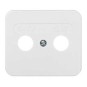 Tapa toma R-TV SAT ancha blanca Serie 75 Simon 75097-30