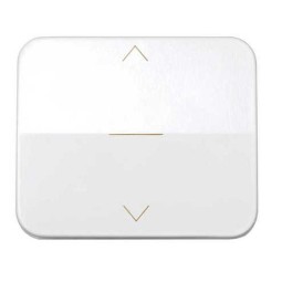 Tecla interruptor persiana ancha blanca Serie 75 Simon 75033-30
