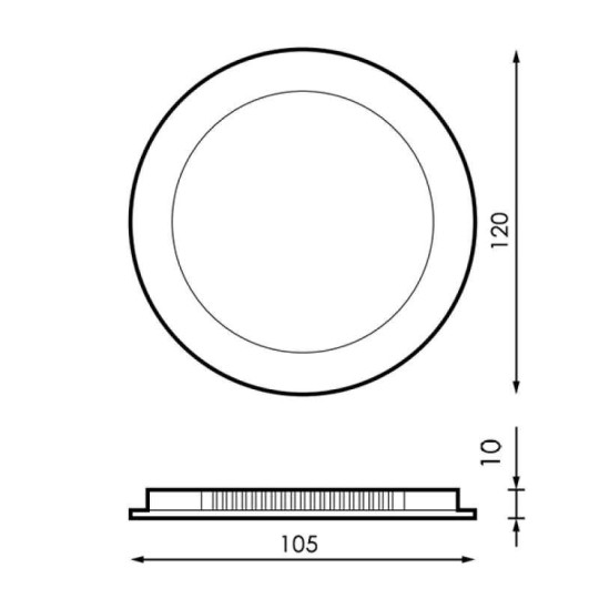 Downlight Led 6W Blanco Luz Blanco Neutro 4000-4500K
