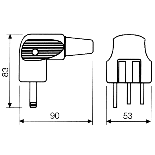 Clavija 25A 1P+N+T 230V Solera 6828