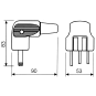 Clavija 25A 1P+N+T 230V Solera 6828