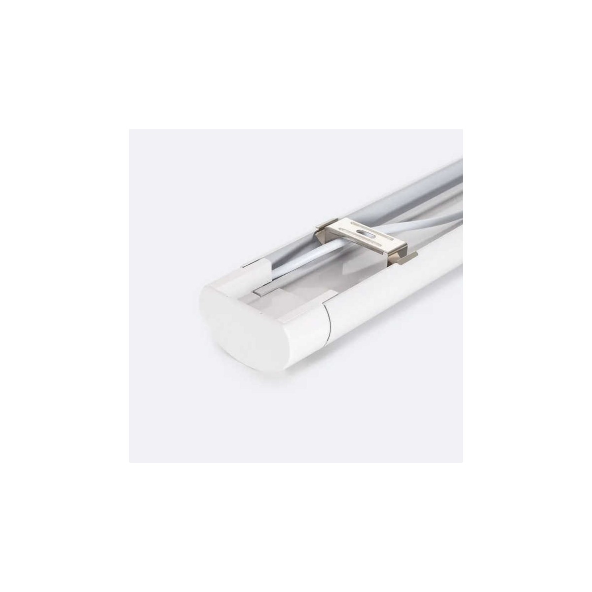 Pantalla estanca vacia IP65 para un tubo LED 600mm Ecolux EC3640