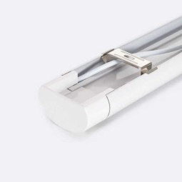 Pantalla estanca vacia IP65 para un tubo LED 600mm Ecolux EC3640