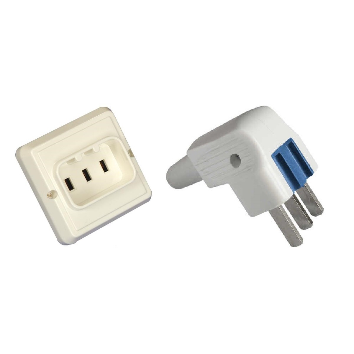 Base de enchufe y clavija monofasicas 1P+N+T 25A 230V Solera