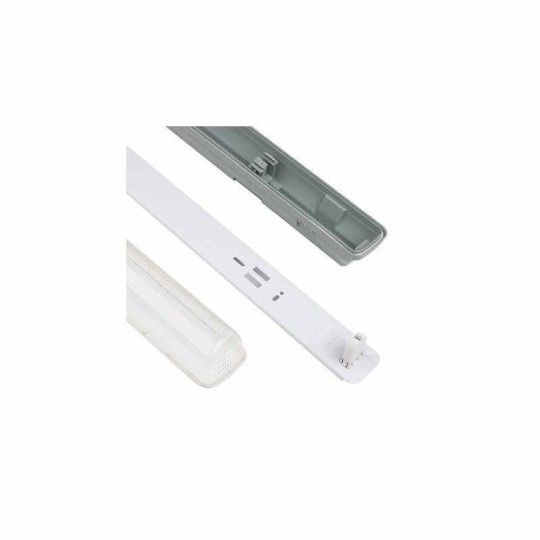 Pantalla estanca vacia IP65 para un tubo LED 600mm Ecolux EC3640