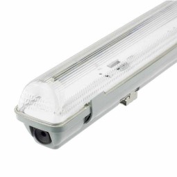 Pantalla estanca vacia IP65 para un tubo LED 600mm Ecolux EC3640