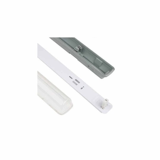 Pantalla estanca vacia IP65 para un tubo LED 1500mm