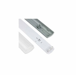Pantalla estanca vacia IP65 para dos tubos LED 600mm Ecolux EC3643