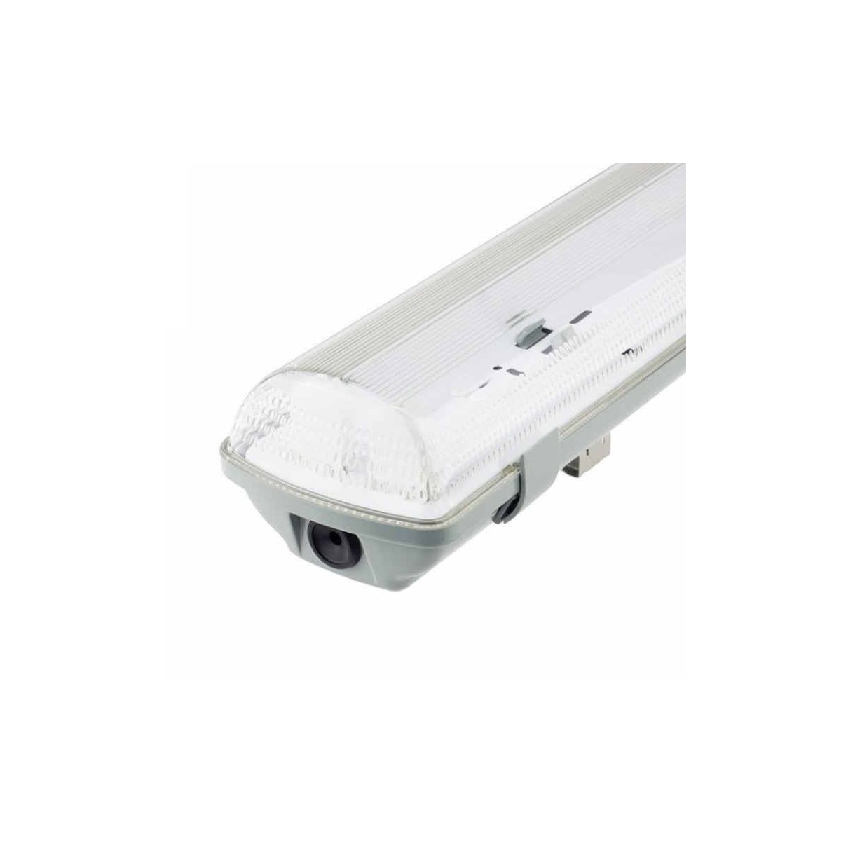 Pantalla estanca vacia IP65 para dos tubos LED 600mm Ecolux EC3643