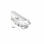 Pantalla estanca vacia IP65 para dos tubos LED 1500mm
