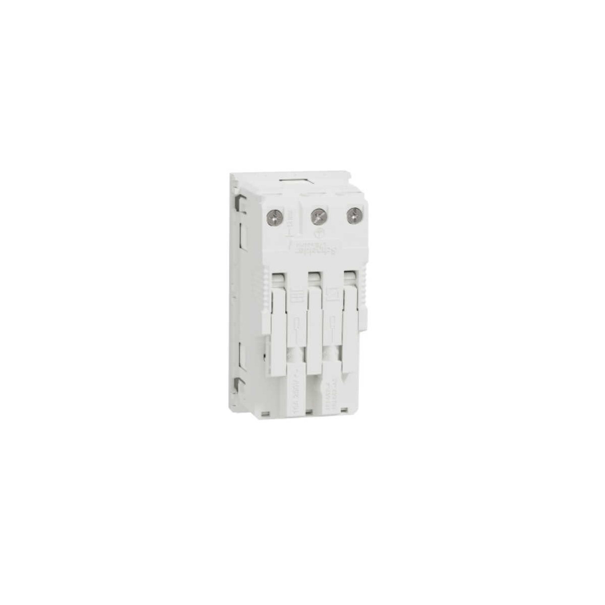 Doble enchufe schuko blanco 16A New Unica System+ NU306718A
