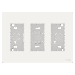 Puesto de trabajo superficie 3 filas blanco New Unica System+ NU123418