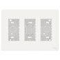Puesto de trabajo superficie 3 filas blanco New Unica System+ NU123418