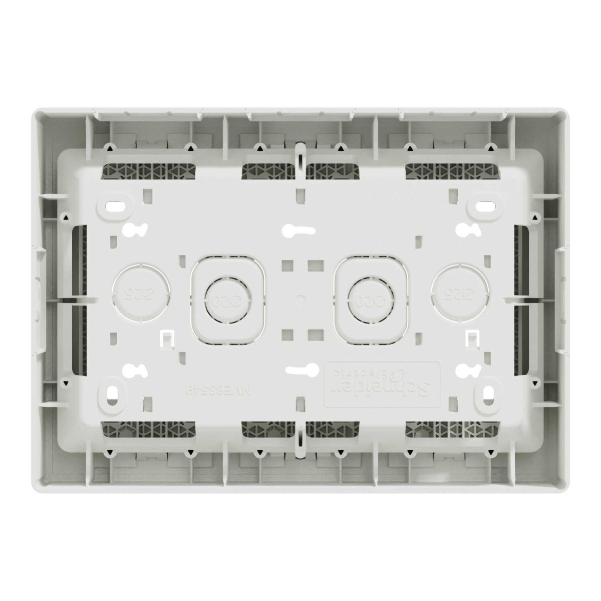 Puesto de trabajo superficie 3 filas blanco New Unica System+ NU123418
