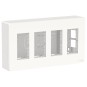 Puesto de trabajo superficie 4 filas blanco New Unica System+ NU124418