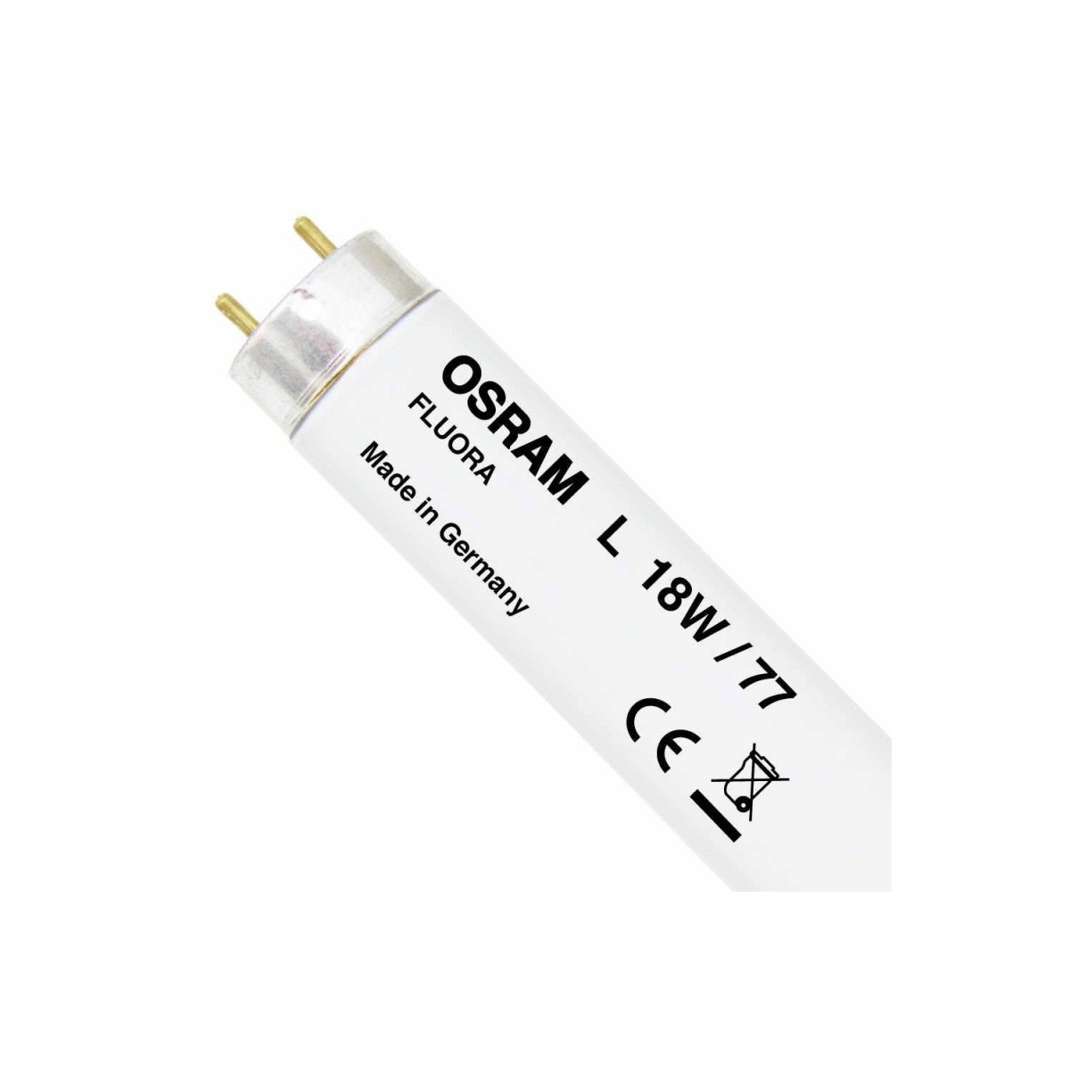 Tubo fluorescente 18w/77 Fluora T8 G13 Osram 4235