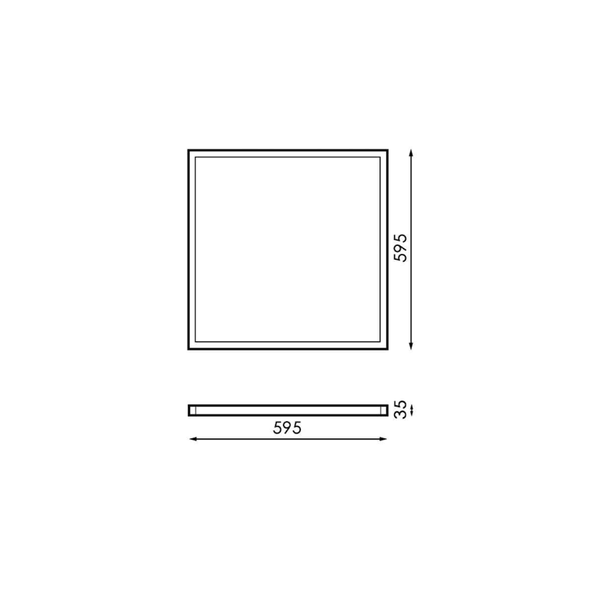Panel Led 600x600mm 40W LUZ NATURAL