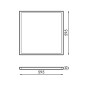 Panel Led 600x600mm 40W LUZ NATURAL