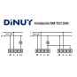 Detector movimiento esclavo DM SEN T03 techo 360º 230V 6 metros Dinuy