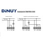 Detector movimiento DM SUP 000 pared 180º 230V 12 metros Dinuy