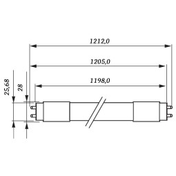 10 Tubos Led 1200mm 4000K Blanco Neutro T8 G13 Philips CorePro LEDtube 14.5W/840