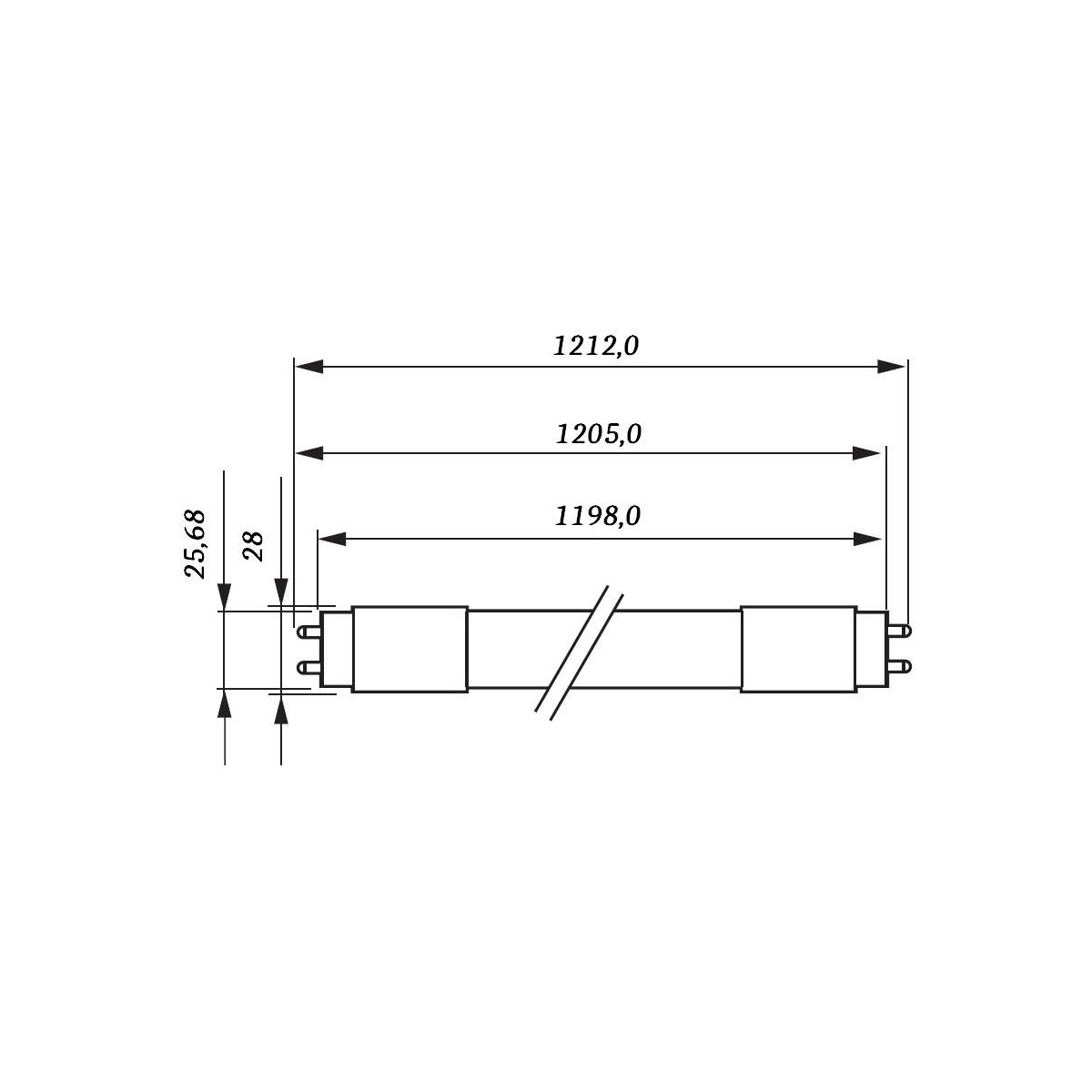 10 Tubos Led 1200mm 4000K Blanco Neutro T8 G13 Philips CorePro LEDtube 14.5W/840