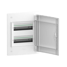 Caja automaticos empotrar 2 filas 26 elementos puerta opaca Schneider Electric