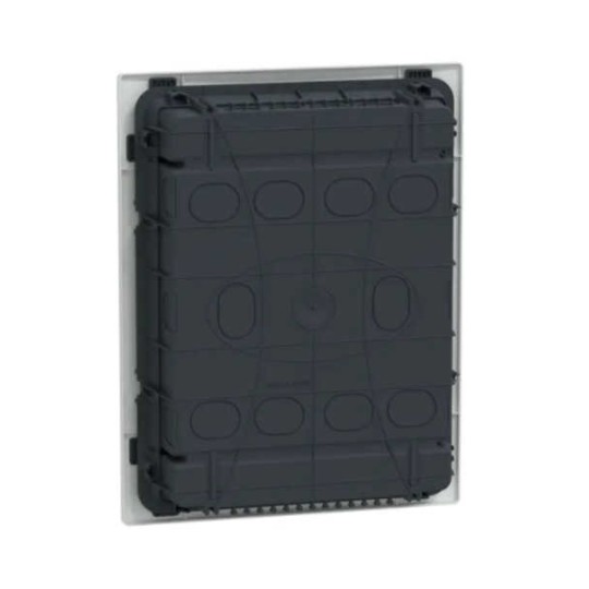 Caja automaticos empotrar 2 filas 26 elementos puerta opaca Schneider Electric