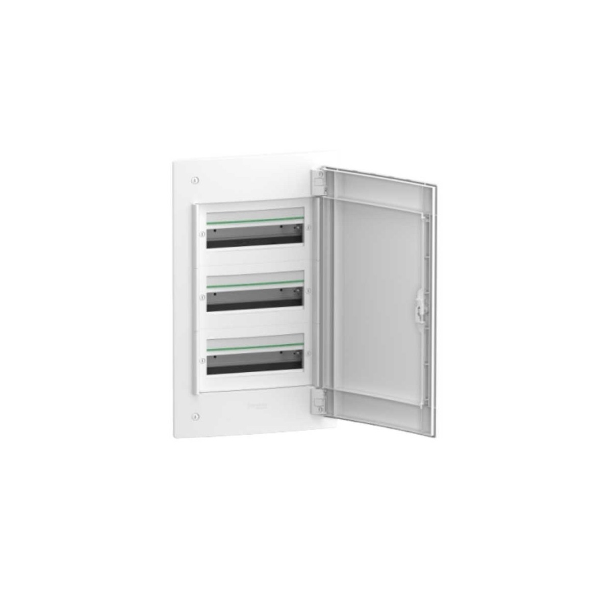 Caja automaticos empotrar 3 filas 39 elementos puerta opaca Schneider Electric