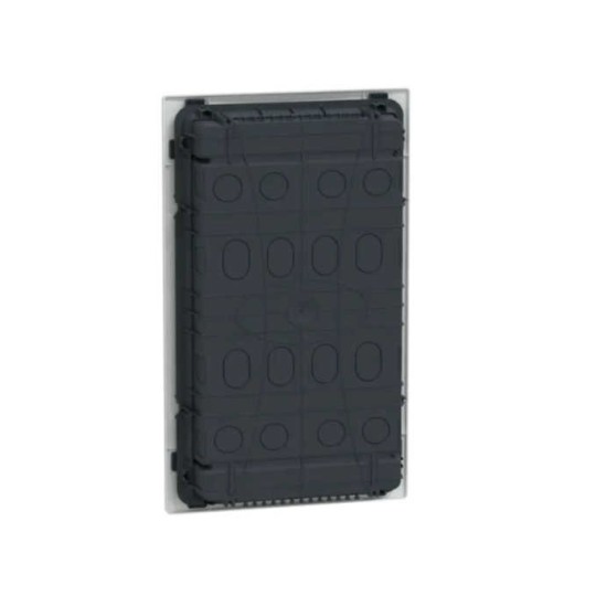 Caja automaticos empotrar 3 filas 39 elementos puerta opaca Schneider Electric