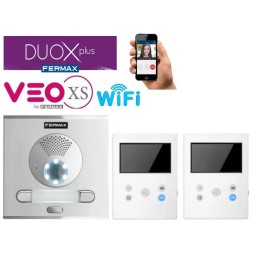 Videoportero color Wifi con 2 llamadas y monitores VEO-XS DUOX PLUS Fermax 94521