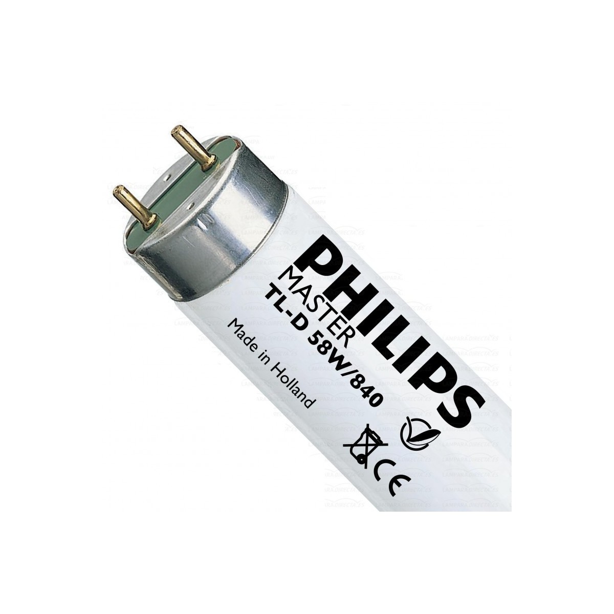 Tubo fluorescente TL-D 58w 840 Blanco Neutro Philips