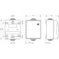 Caja estanca Simon 44 Aqua tapa articulada IP55 mecanismos Simon 27