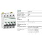 Magnetotermico 4P 25Amp Curva C 6KA A9F79425 Schneider Electric
