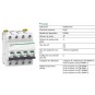 Magnetotermico 4P 40Amp Curva C 6KA A9F79440 Schneider Electric