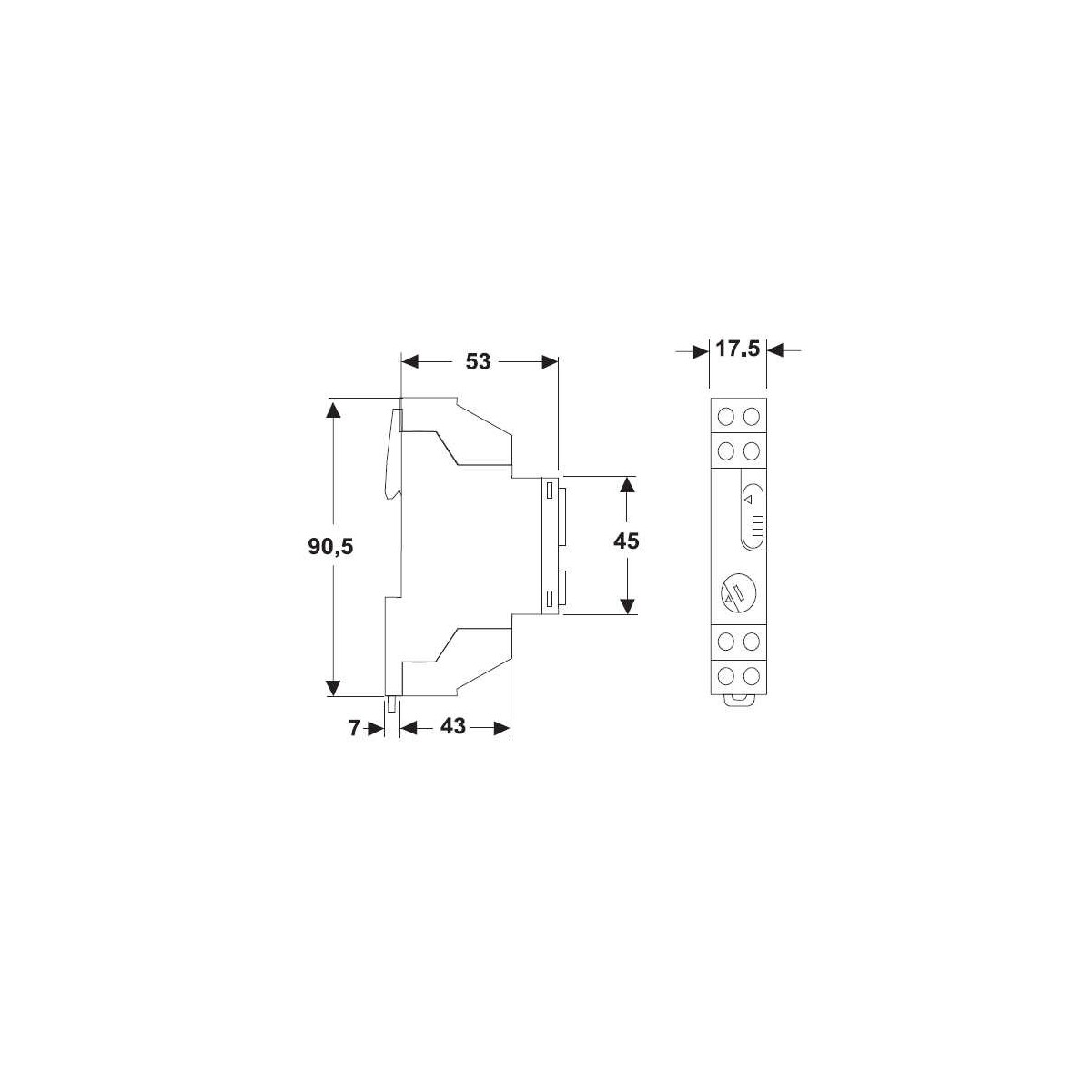 Minutero de escalera Orbis T20 1/7 minutos OB062031