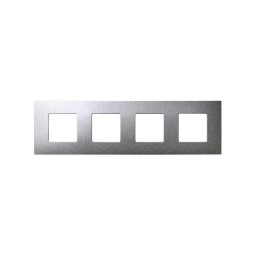 Funda Intercambiable para marco 4 elementos Gris Helios Simon 27 Play