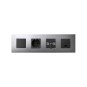 Funda Intercambiable para marco 4 elementos Gris Helios Simon 27 Play