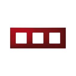 Funda Intercambiable para marco 3 elementos Rojo Artic Simon 27 Play