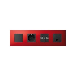 Funda Intercambiable para marco 4 elementos Rojo Artic Simon 27 Play