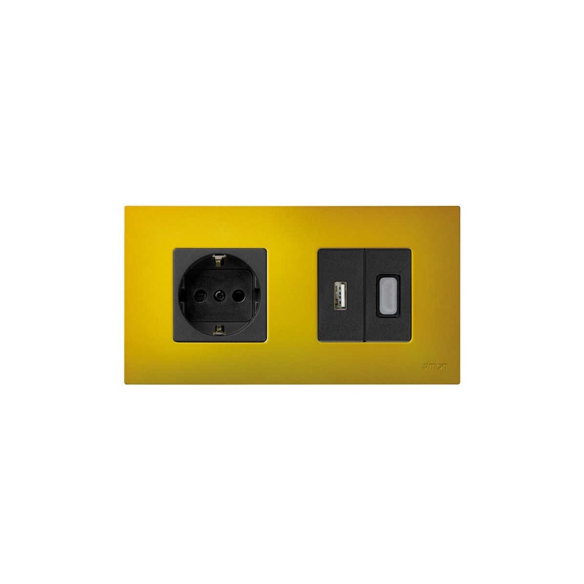 Funda Intercambiable para marco 2 elementos Amarillo Artic Simon 27 Play