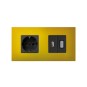 Funda Intercambiable para marco 2 elementos Amarillo Artic Simon 27 Play