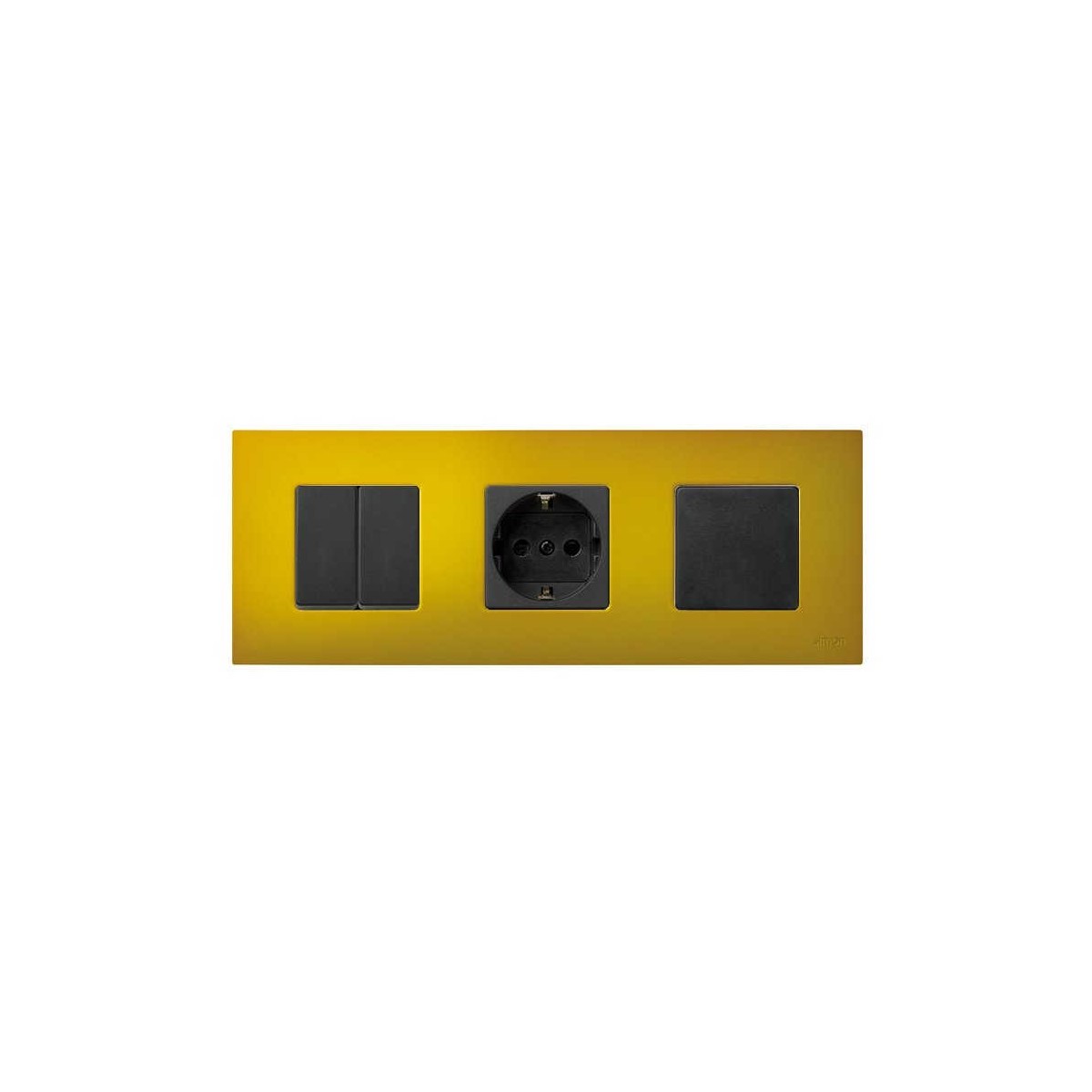 Funda Intercambiable para marco 3 elementos Amarillo Artic Simon 27 Play