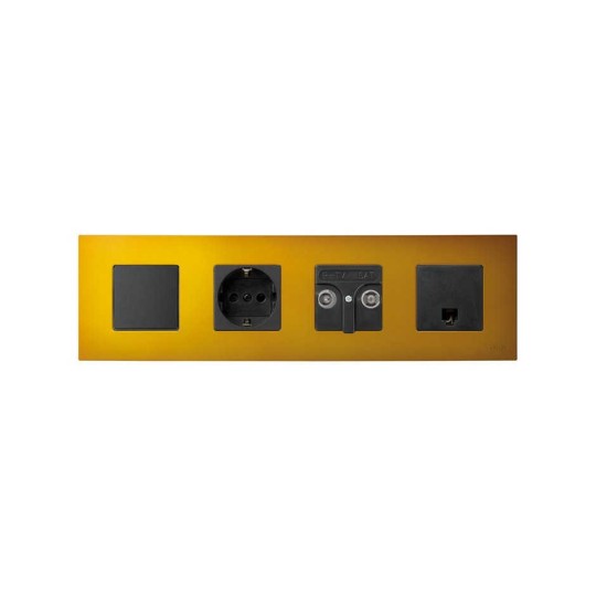 Funda Intercambiable para marco 4 elementos Amarillo Artic Simon 27 Play
