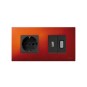 Funda Intercambiable para marco 2 elementos Naranja Artic Simon 27 Play