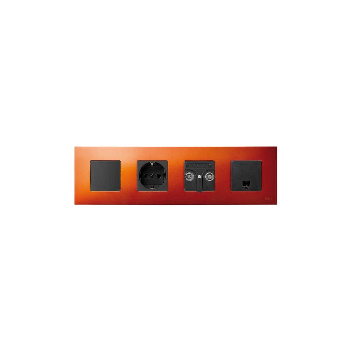 Funda Intercambiable para marco 4 elementos Naranja Artic Simon 27 Play