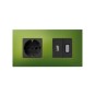 Funda Intercambiable para marco 2 elementos Verde Artic Simon 27 Play