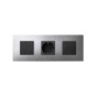 Funda Intercambiable para marco 3 elementos Gris Helios Simon 27 Play