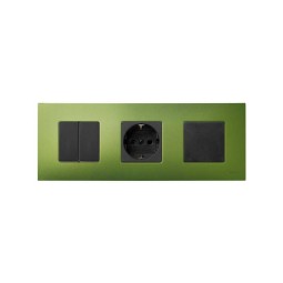 Funda Intercambiable para marco 3 elementos Verde Artic Simon 27 Play