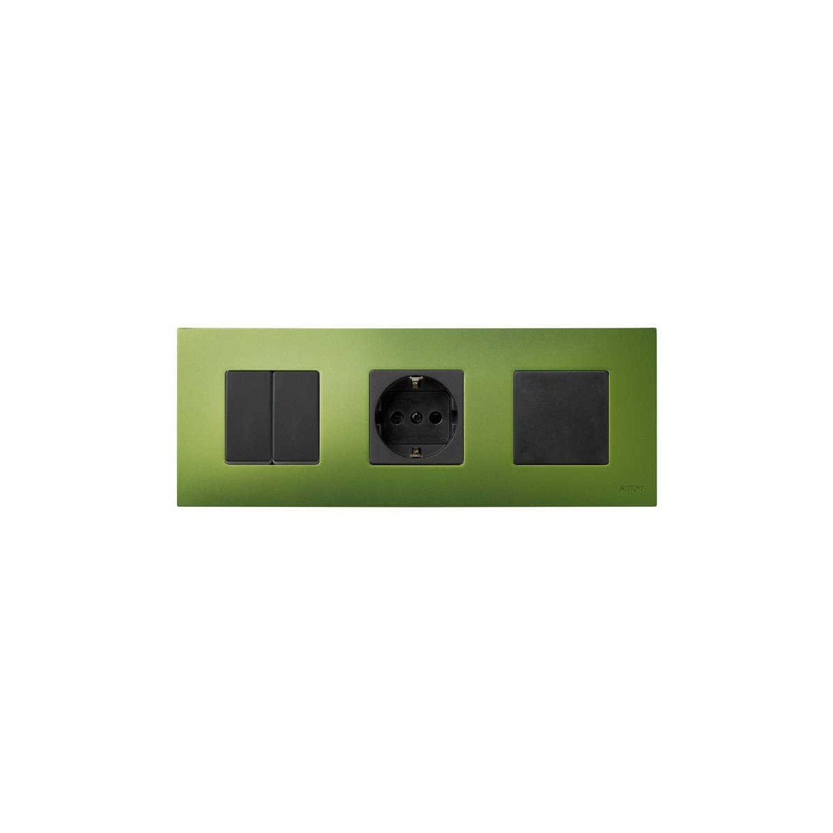 Funda Intercambiable para marco 3 elementos Verde Artic Simon 27 Play